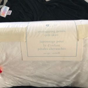 Pottery barn kids crib skirt